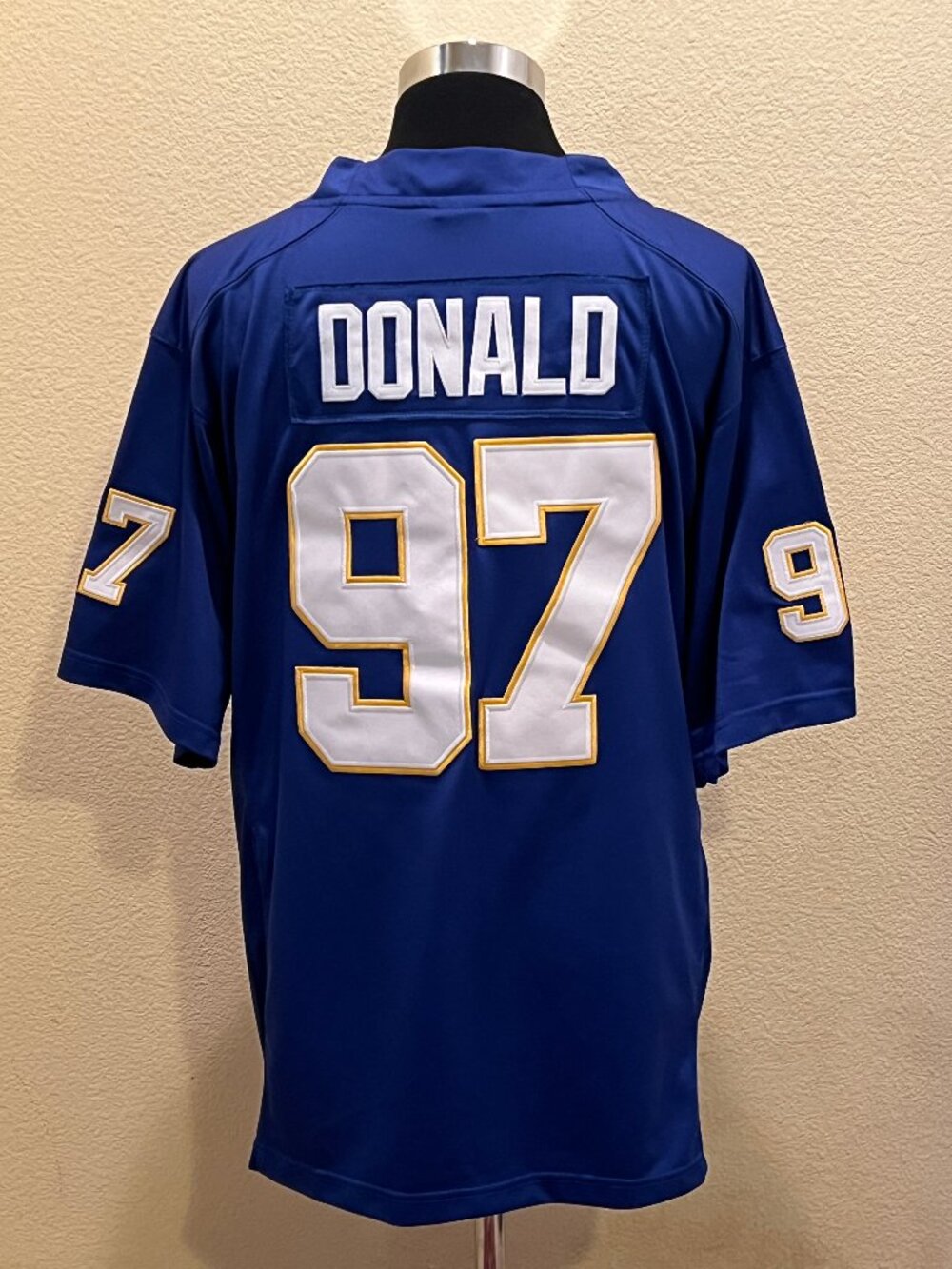 Nike Pittsburgh Panthers Aaron Donald #97 NCAA Football Jersey Men's XL Blue